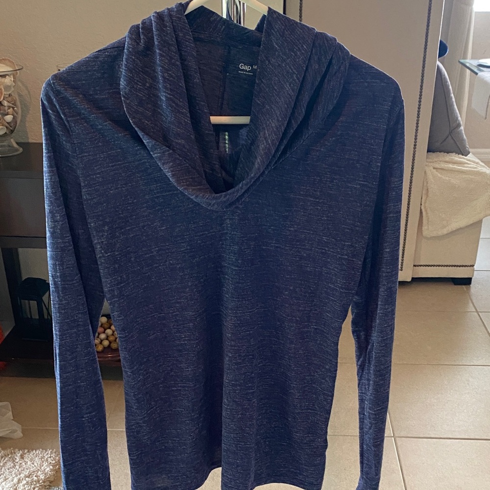 GAP Women's Navy long sleeve top